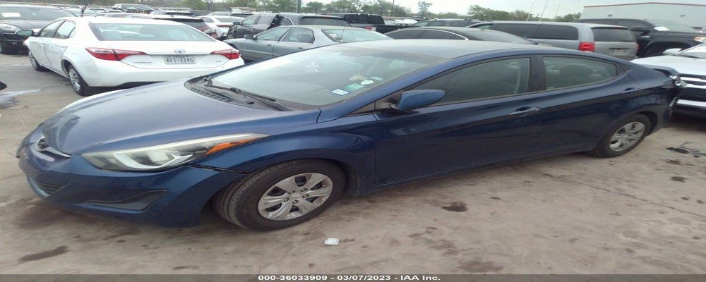 5NPDH4AE8GH754191 2016 HYUNDAI ELANTRA photo no. 2