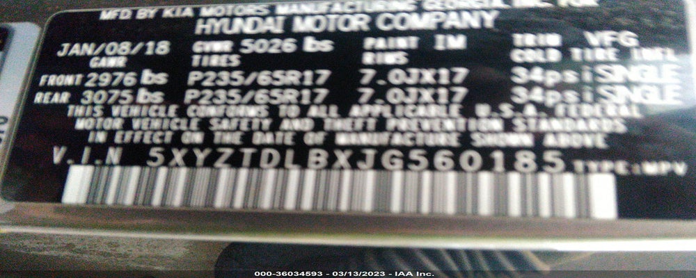 5XYZTDLBXJG560185 2018 HYUNDAI SANTA FE SPORT photo no. 9