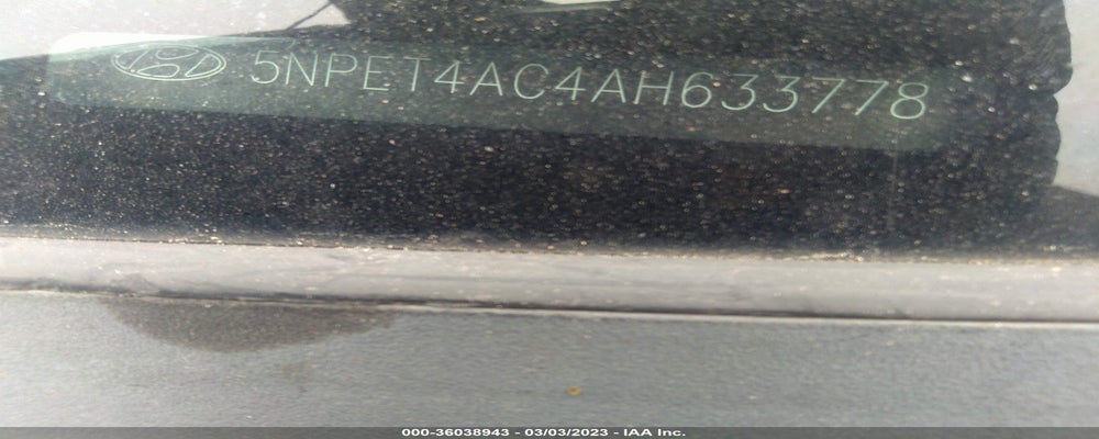 5NPET4AC4AH633778 2010 HYUNDAI SONATA photo no. 9