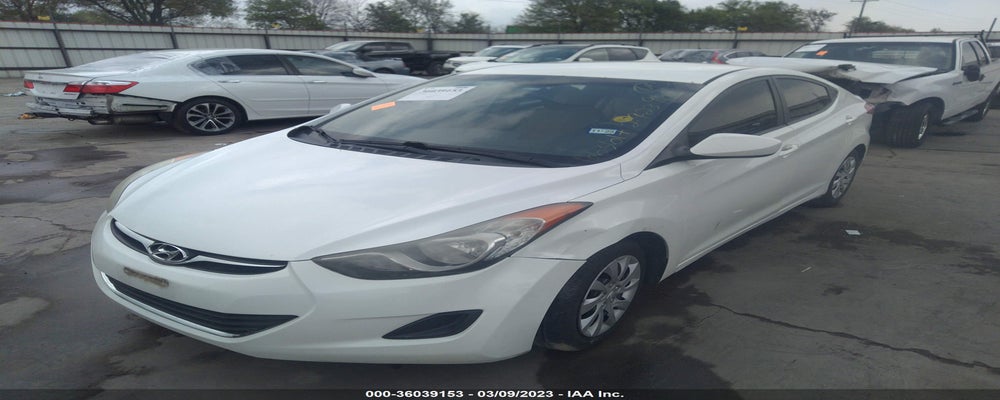 5NPDH4AE6CH109601 2012 HYUNDAI ELANTRA photo no. 2