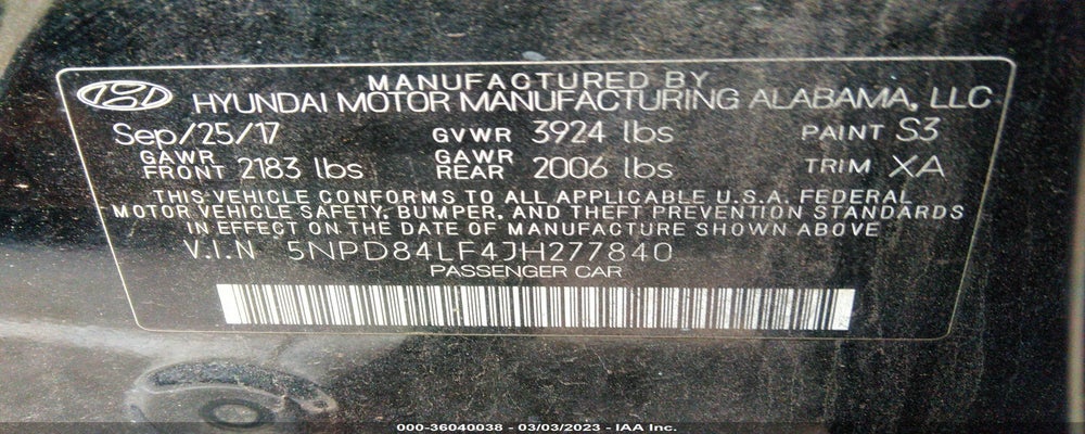 5NPD84LF4JH277840 2018 HYUNDAI ELANTRA photo no. 9