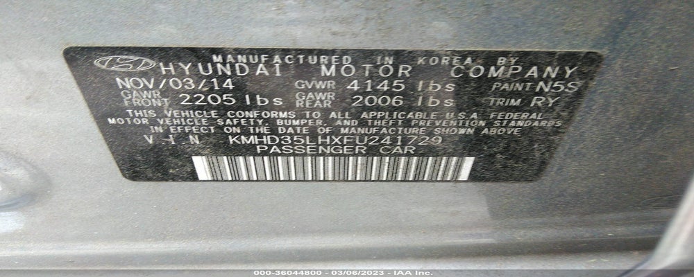 KMHD35LHXFU241729 2015 HYUNDAI ELANTRA GT photo no. 9