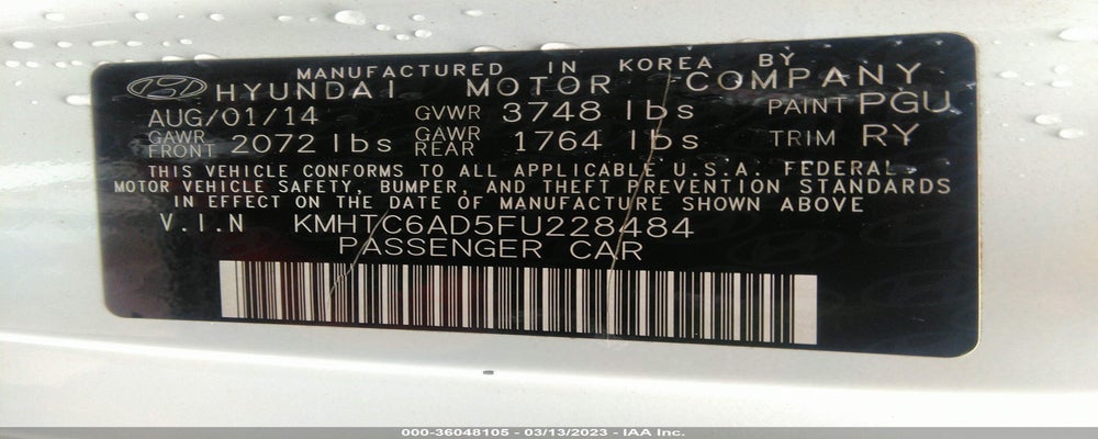 KMHTC6AD5FU228484 2015 HYUNDAI VELOSTER photo no. 9