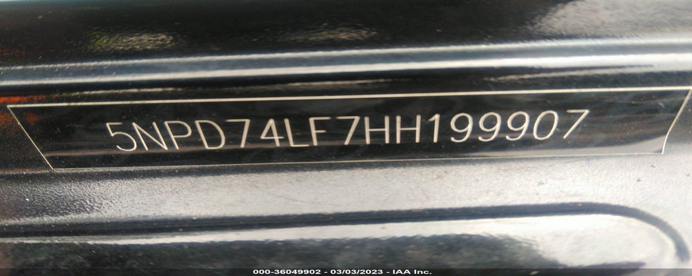5NPD74LF7HH199907 2017 HYUNDAI ELANTRA photo no. 9