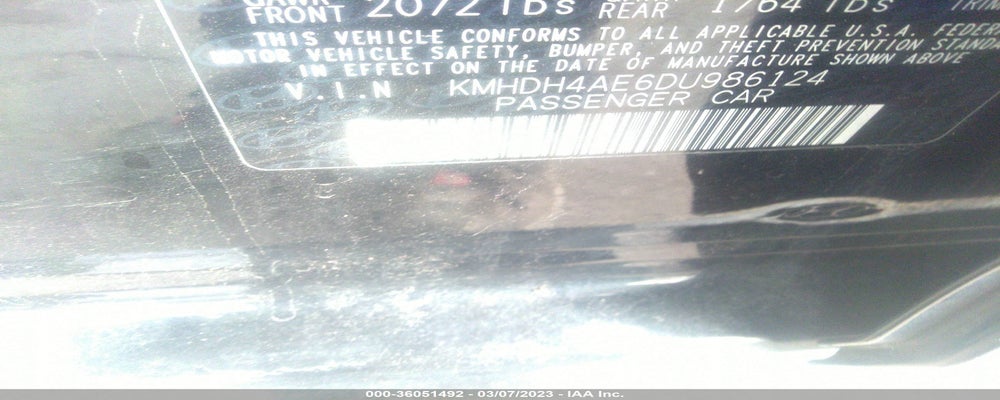 KMHDH4AE6DU986124 2013 HYUNDAI ELANTRA photo no. 9