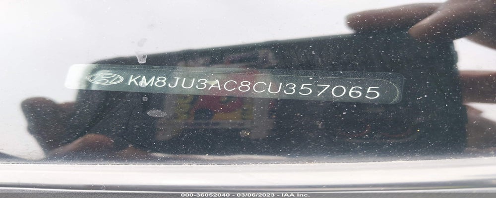 KM8JU3AC8CU357065 2012 HYUNDAI TUCSON photo no. 9