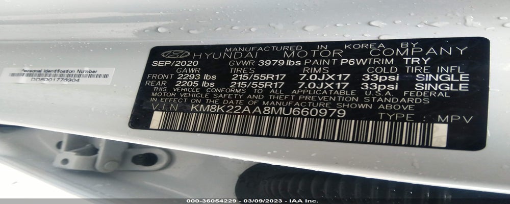 KM8K22AA8MU660979 2021 HYUNDAI KONA photo no. 9