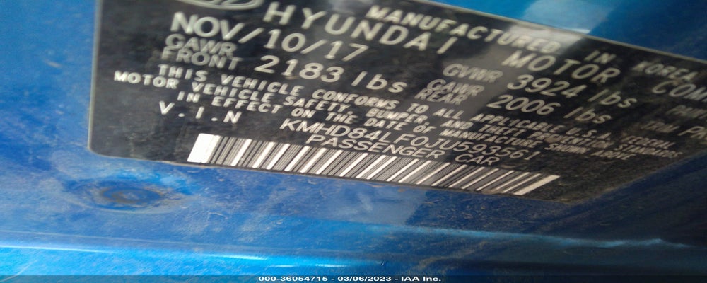 KMHD84LF0JU593561 2018 HYUNDAI ELANTRA photo no. 9