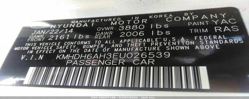 KMHDH6AH3EU026539 2014 HYUNDAI ELANTRA COUPE photo no. 9