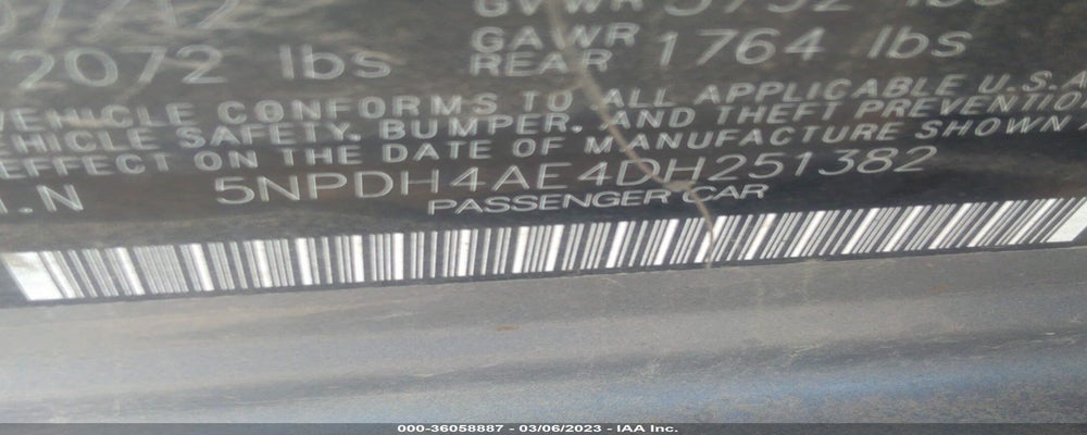 5NPDH4AE4DH251382 2013 HYUNDAI ELANTRA photo no. 9