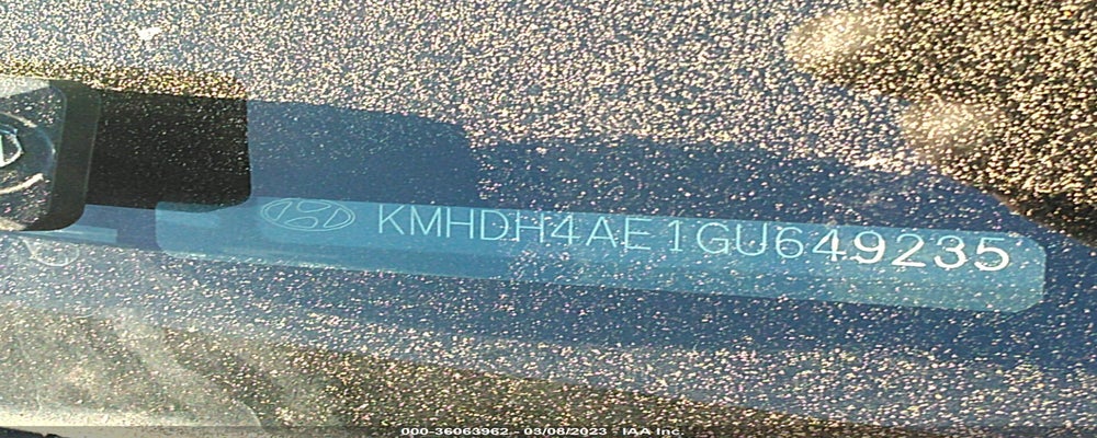 KMHDH4AE1GU649235 2016 HYUNDAI ELANTRA photo no. 9