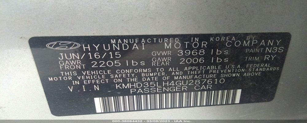KMHD35LH4GU287610 2016 HYUNDAI ELANTRA GT photo no. 9