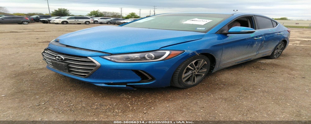 KMHD84LF6HU135498 2017 HYUNDAI ELANTRA photo no. 2