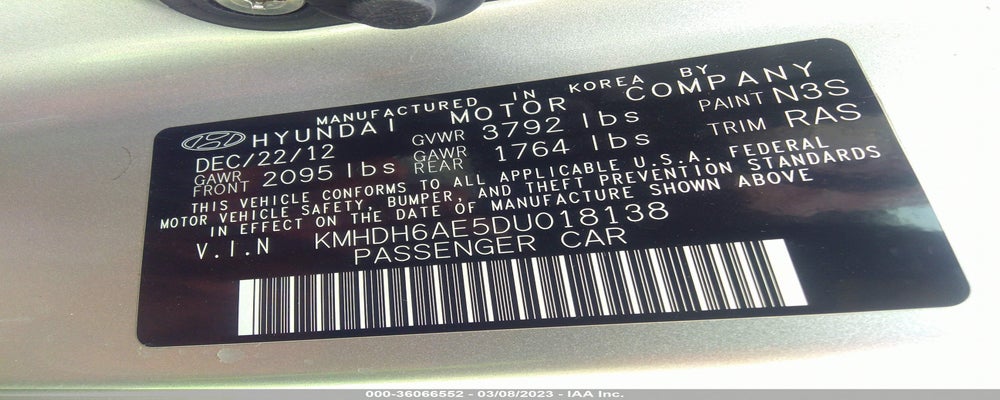 KMHDH6AE5DU018138 2013 HYUNDAI ELANTRA COUPE photo no. 9
