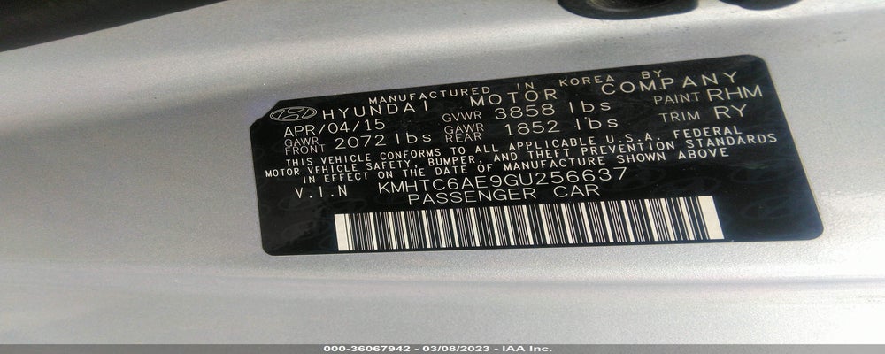 KMHTC6AE9GU256637 2016 HYUNDAI VELOSTER photo no. 9