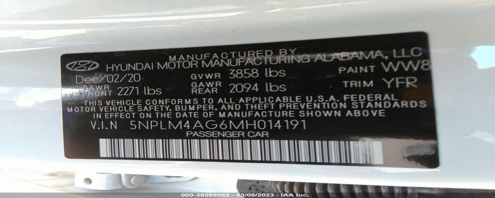 5NPLM4AG6MH014191 2021 HYUNDAI ELANTRA photo no. 9