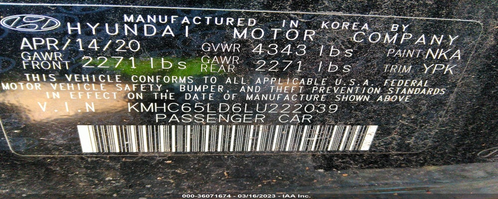 KMHC65LD6LU222039 2020 HYUNDAI IONIQ PLUG-IN HYBRID photo no. 9