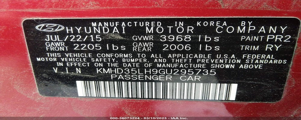 KMHD35LH9GU295735 2016 HYUNDAI ELANTRA GT photo no. 9