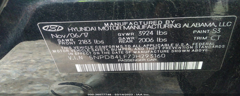 5NPD84LF7JH293160 2018 HYUNDAI ELANTRA photo no. 9