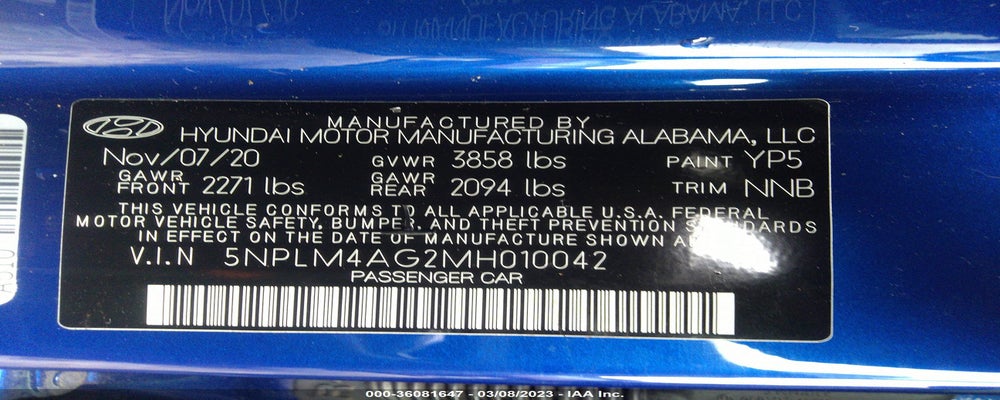 5NPLM4AG2MH010042 2021 HYUNDAI ELANTRA photo no. 9