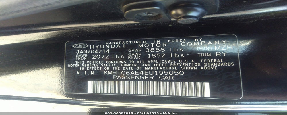KMHTC6AE4EU195050 2014 HYUNDAI VELOSTER photo no. 9