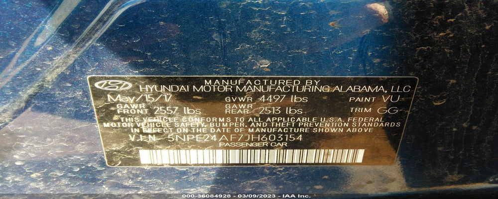 5NPE24AF7JH603154 2018 HYUNDAI SONATA photo no. 9