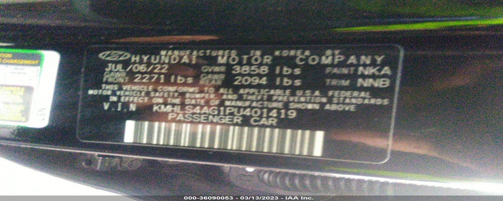KMHLS4AG1PU401419 2023 HYUNDAI ELANTRA photo no. 9