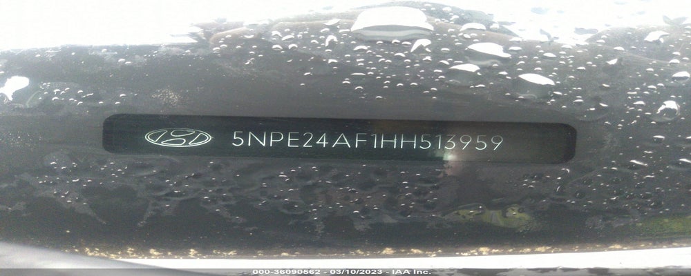5NPE24AF1HH513959 2017 HYUNDAI SONATA photo no. 9