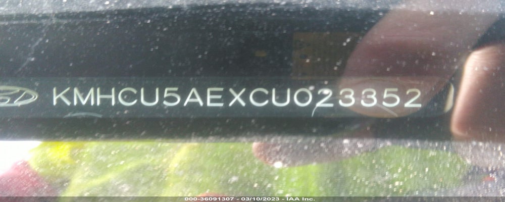 KMHCU5AEXCU023352 2012 HYUNDAI ACCENT photo no. 9