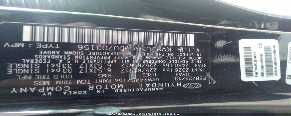 KM8JU3AC9DU703156 2013 HYUNDAI TUCSON photo no. 9