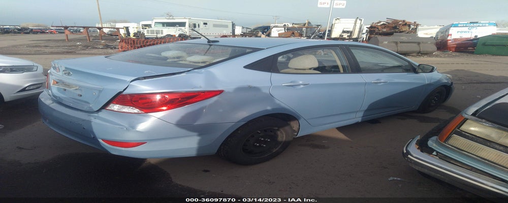 KMHCT4AE3EU600433 2014 HYUNDAI ACCENT photo no. 4