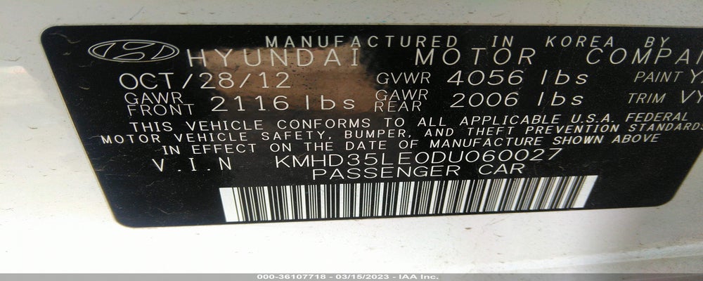 KMHD35LE0DU060027 2013 HYUNDAI ELANTRA GT photo no. 9