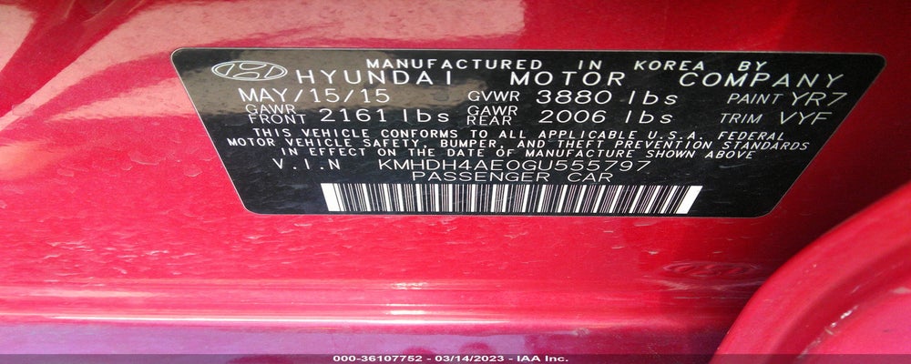 KMHDH4AE0GU555797 2016 HYUNDAI ELANTRA photo no. 9