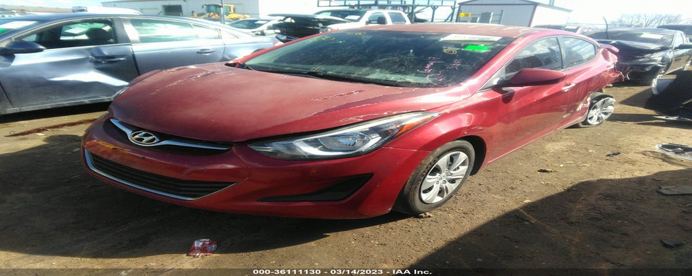 5NPDH4AE6GH720069 2016 HYUNDAI ELANTRA photo no. 2