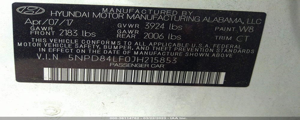 5NPD84LF0JH215853 2018 HYUNDAI ELANTRA photo no. 9