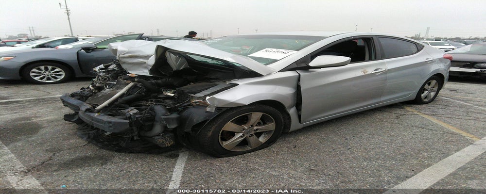 5NPDH4AEXCH071273 2012 HYUNDAI ELANTRA photo no. 2