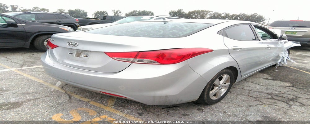 5NPDH4AEXCH071273 2012 HYUNDAI ELANTRA photo no. 4