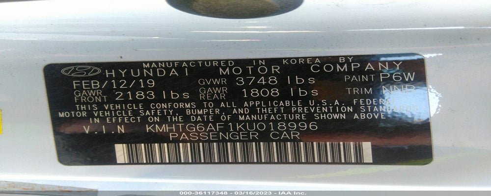 KMHTG6AF1KU018996 2019 HYUNDAI VELOSTER photo no. 9