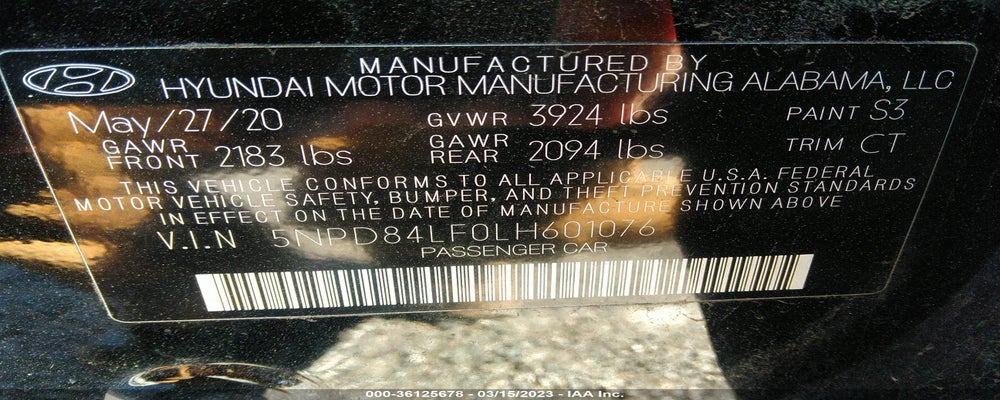 5NPD84LF0LH601076 2020 HYUNDAI ELANTRA photo no. 9