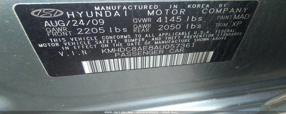 KMHDC8AE8AU057361 2010 HYUNDAI ELANTRA TOURING photo no. 9