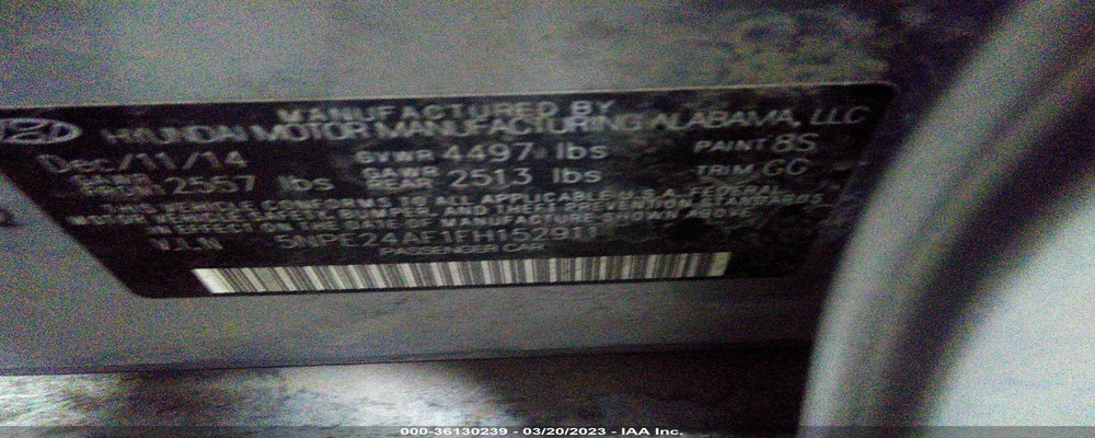 5NPE24AF1FH152911 2015 HYUNDAI SONATA photo no. 9