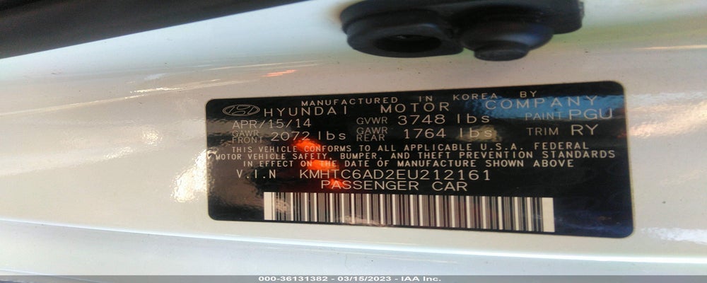 KMHTC6AD2EU212161 2014 HYUNDAI VELOSTER photo no. 9