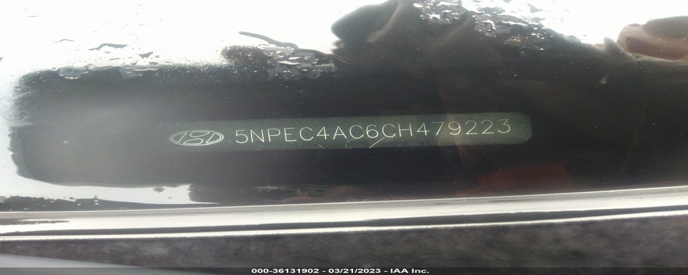 5NPEC4AC6CH479223 2012 HYUNDAI SONATA photo no. 9