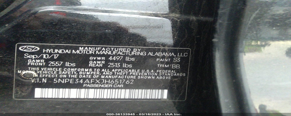 5NPE34AFXJH651762 2018 HYUNDAI SONATA photo no. 9