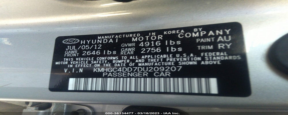 KMHGC4DD7DU209207 2013 HYUNDAI GENESIS photo no. 9