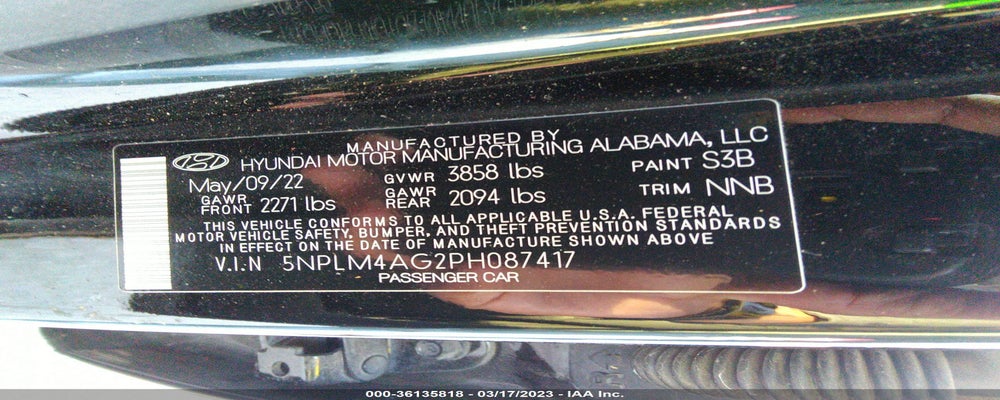 5NPLM4AG2PH087417 2023 HYUNDAI ELANTRA photo no. 9