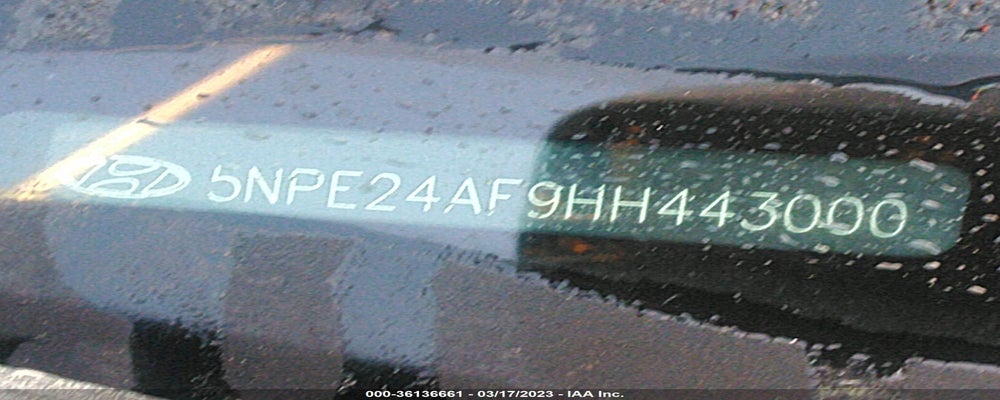 5NPE24AF9HH443000 2017 HYUNDAI SONATA photo no. 9