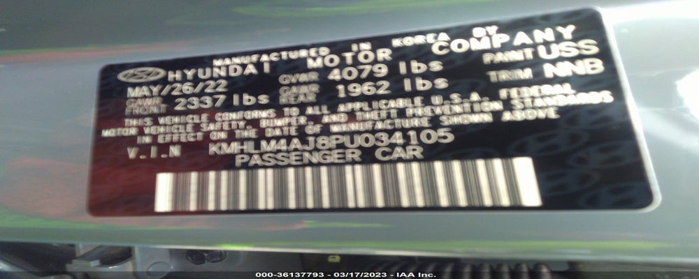 KMHLM4AJ8PU034105 2023 HYUNDAI ELANTRA photo no. 9