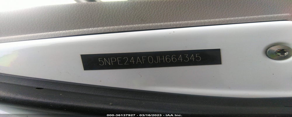 5NPE24AF0JH664345 2018 HYUNDAI SONATA photo no. 9