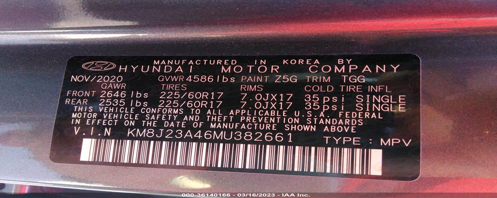 KM8J23A46MU382661 2021 HYUNDAI TUCSON photo no. 9